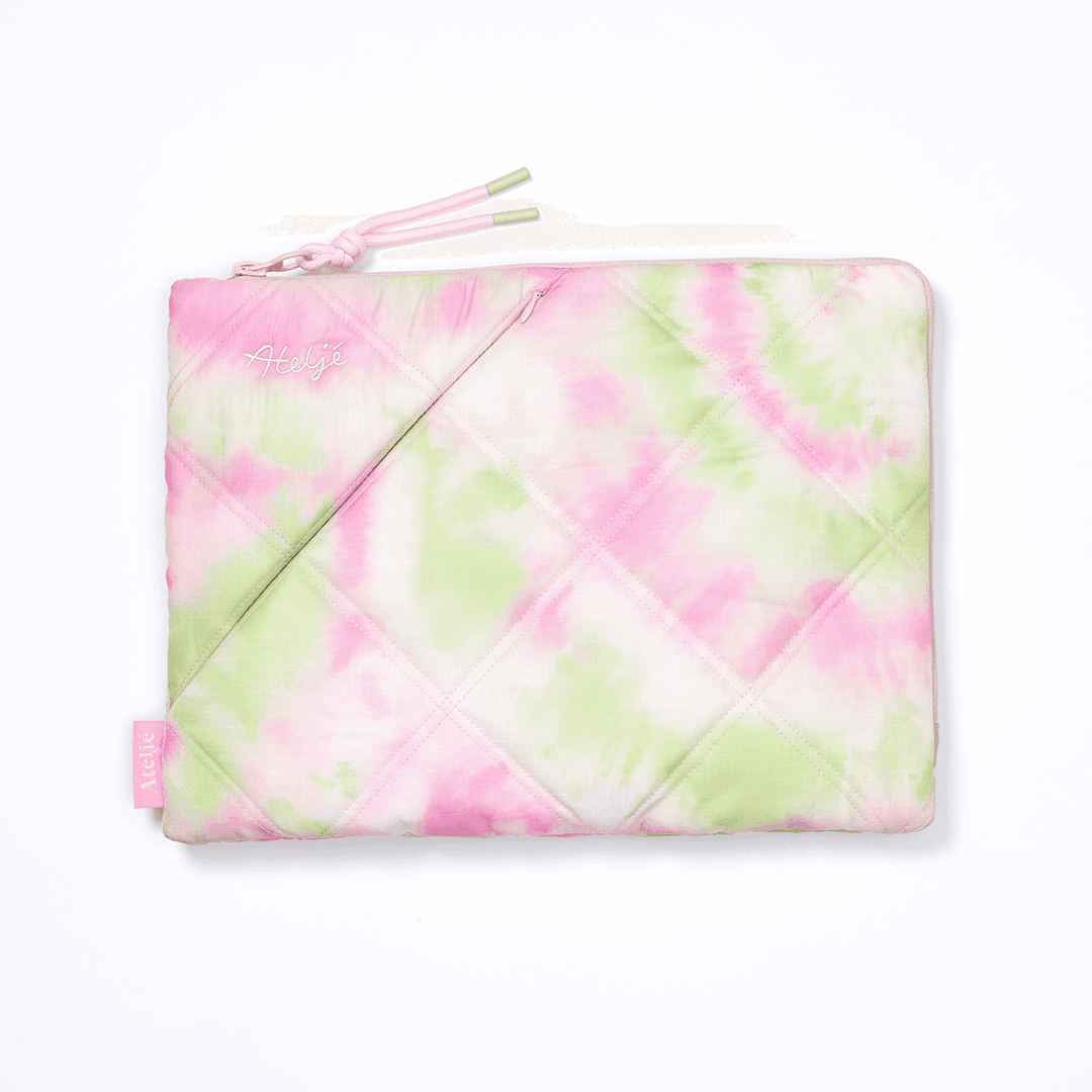 Puffy recycled laptop sleeve | It's a tie